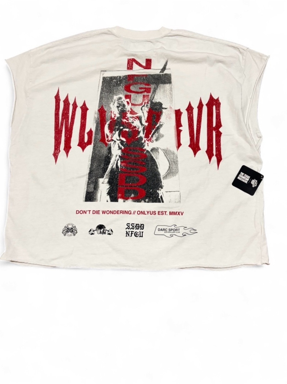 Rare Scannable Darc Sport x The Texas Chainsaw Massacre Cut Off Size: XL